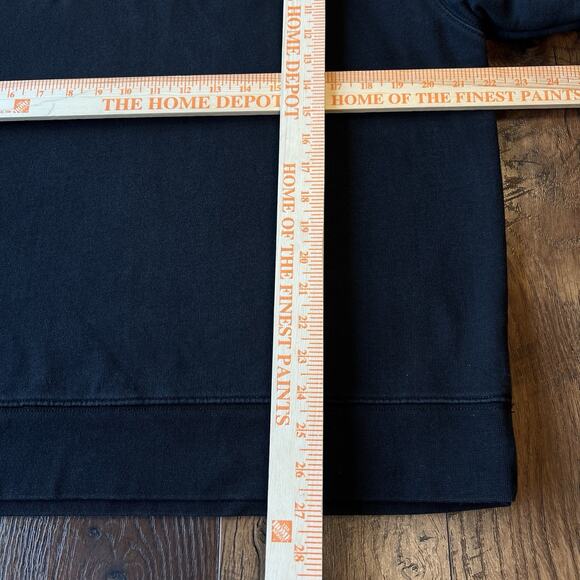 EUC Men's Vans Thrasher Off The Wall Black Flame Sweatshirt | Embroidered MEDIUM - Picture 6 of 11